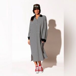 Dressed in LALA Lalaland University Oversized Polo Dress S/M